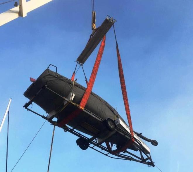 Carlo Vroon's Gelikt NED789 ready to be shipped to Miami - Melges 24 World Championship © Carlo Vroon